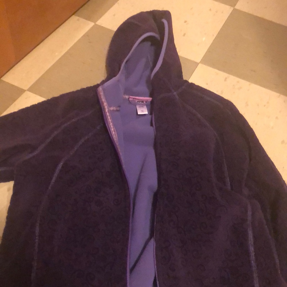 Purple REI fleece jacket